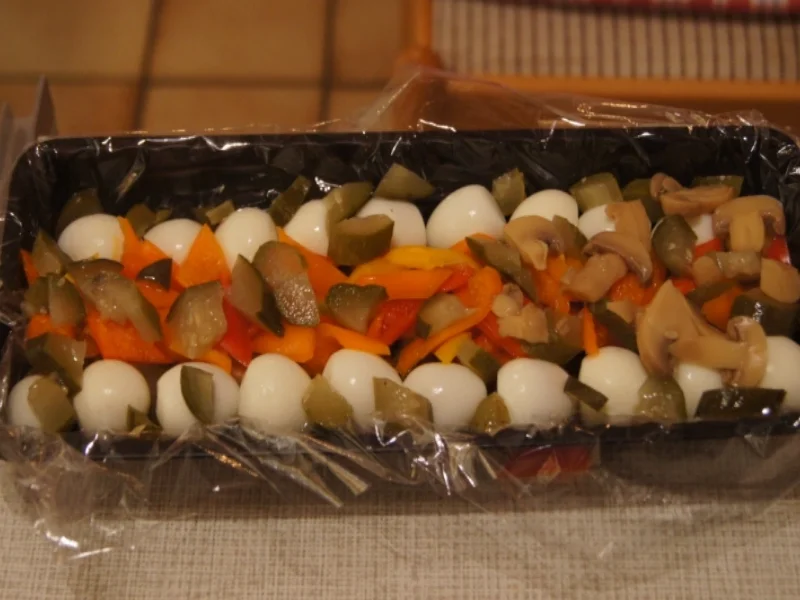 Wachteleier-Gemüse-Terrine - Rezept - Bild Nr. 2780