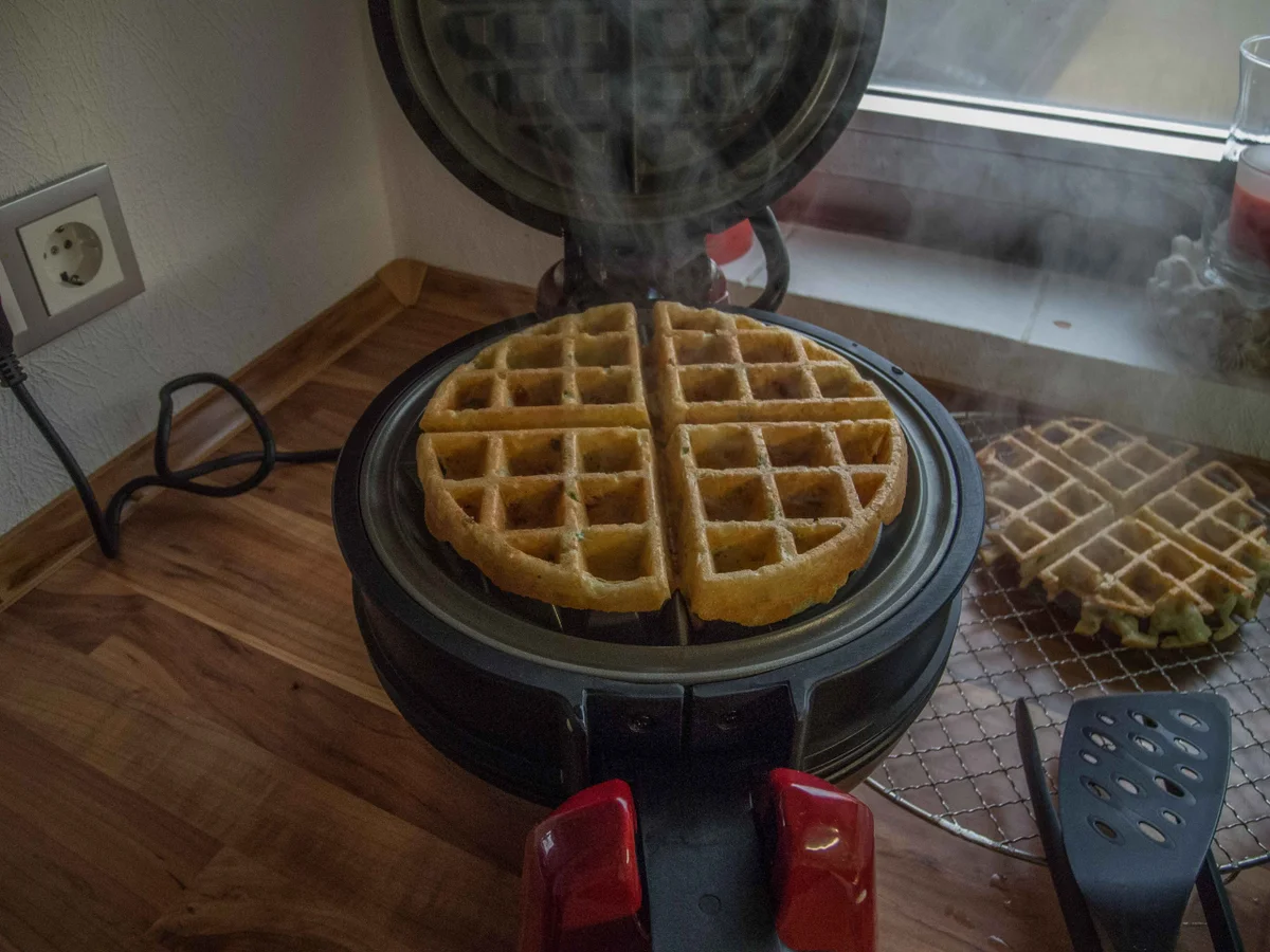 saarländische Küche: Kartoffelwaffeln (Grumbeerwaffeln) - Rezept - Bild Nr. 2775