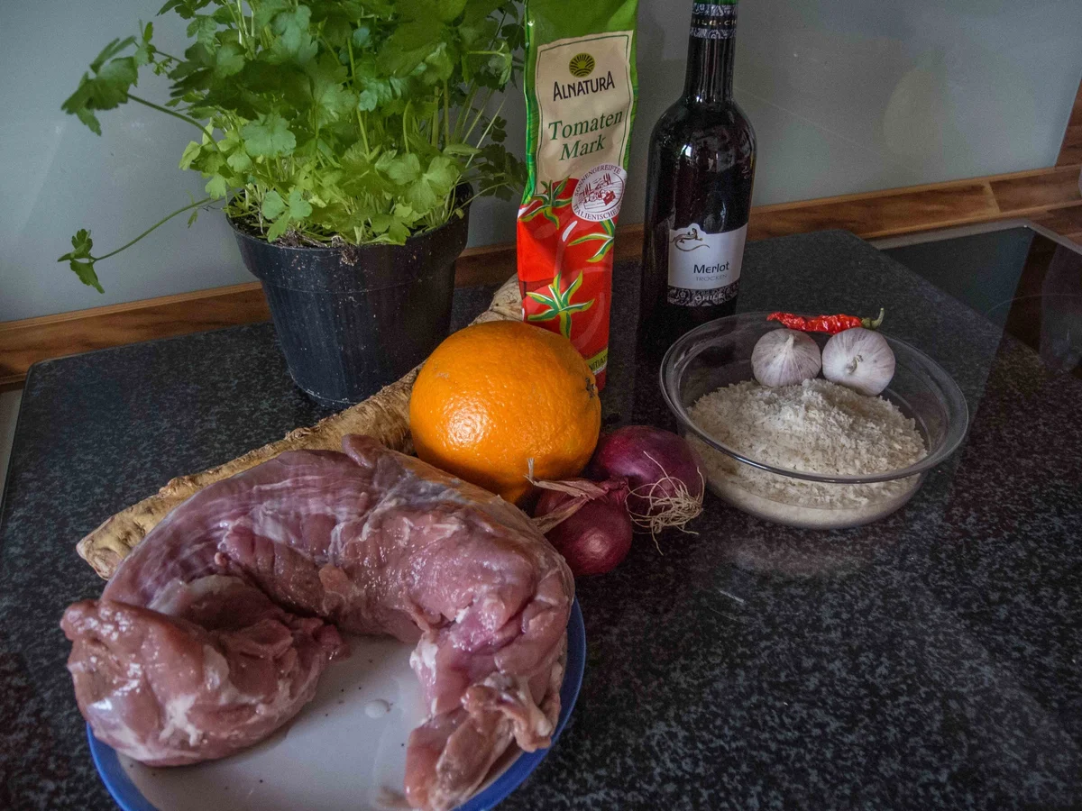 Rezept: Schweinefilet mit Meerrettichkruste und Orangensoße Bild Nr. 2788 Schweinefilet mit Meerrettichkruste und Orangensoße - Rezept - Bild Nr. 2788