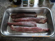 Lammfilet mit Bohnen im Speckmantel und Ofenkartoffeln - Rezept - Bild Nr. 2807