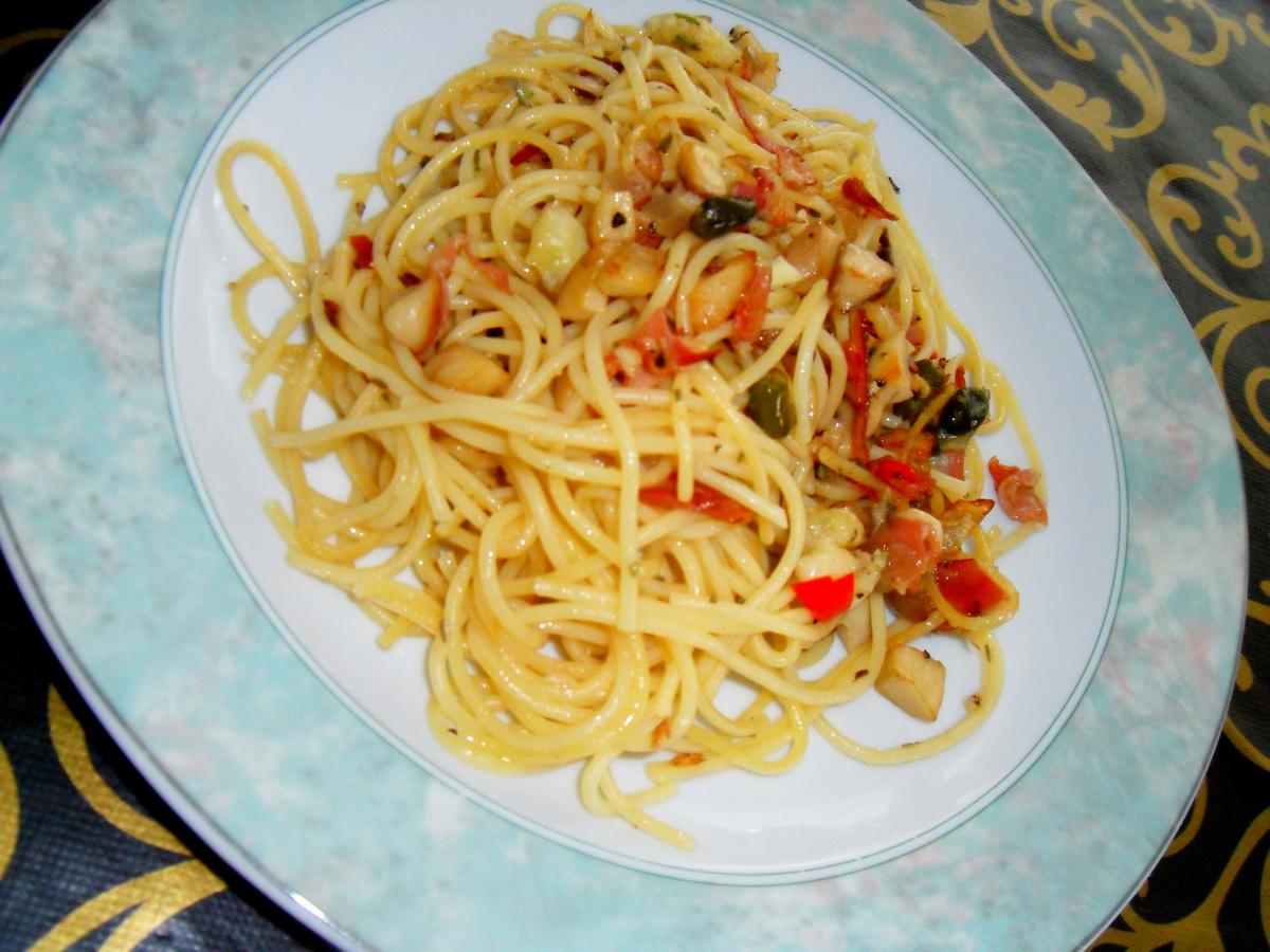 Pasta mit Banane und Speck - Rezept - Bild Nr. 2826