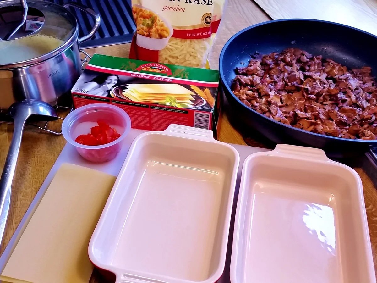 Rezept: Pfifferlings-Lasagne Bild Nr. 2842 Pfifferlings-Lasagne - Rezept - Bild Nr. 2842