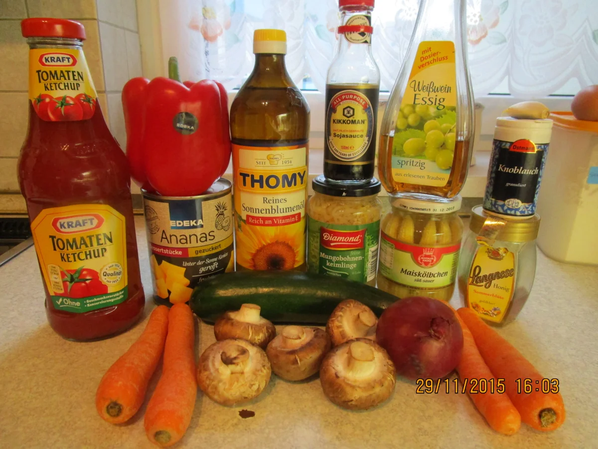 Chinesisch: Schweinefleisch süß-sauer - Rezept - Bild Nr. 2863