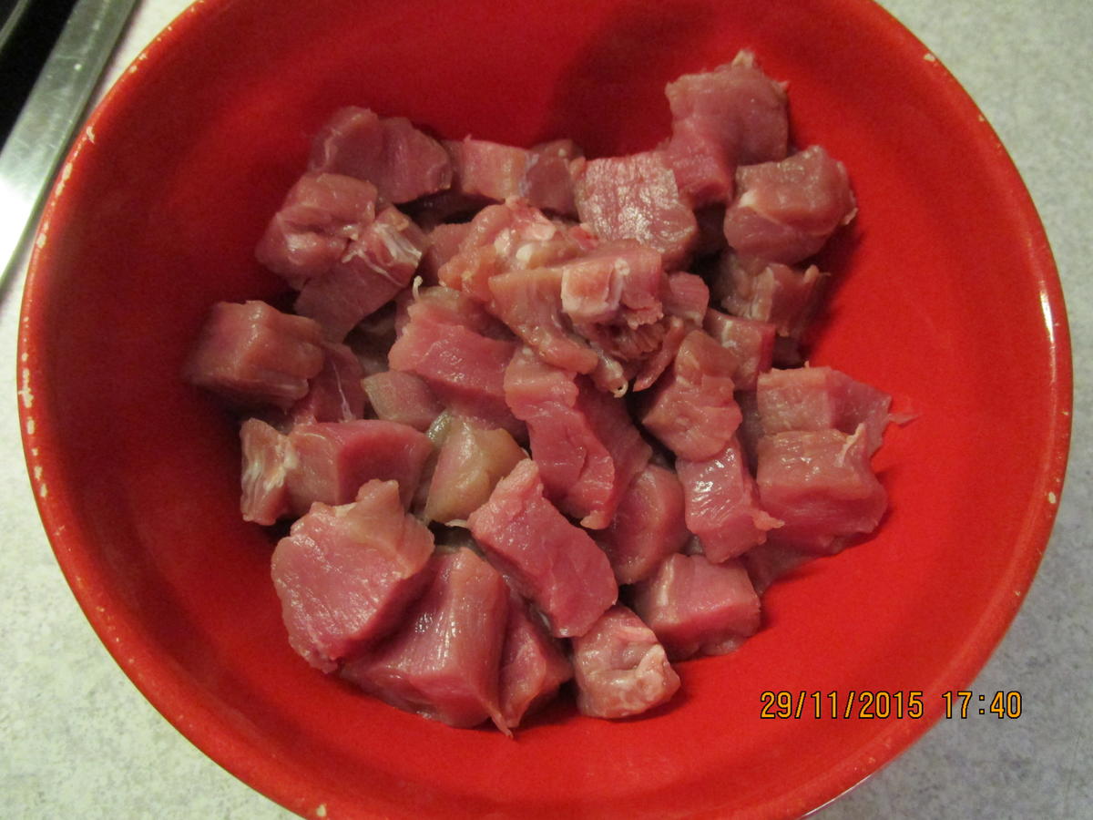 Chinesisch: Schweinefleisch süß-sauer - Rezept - Bild Nr. 2868