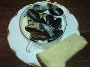 Miesmuscheln in Weißweinsud - Rezept - Bild Nr. 2875