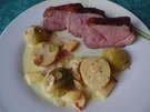 Entenbrust mit Honigglasur und Curry-Rosenkohl - Rezept - Bild Nr. 2875
