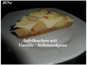 BiNe` S APFELKUCHEN MIT VANILLE - SCHMANDGUSS - Rezept - Bild Nr. 2890