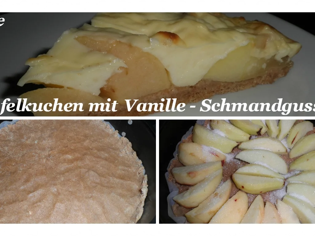 BiNe` S APFELKUCHEN MIT VANILLE - SCHMANDGUSS - Rezept - Bild Nr. 2891