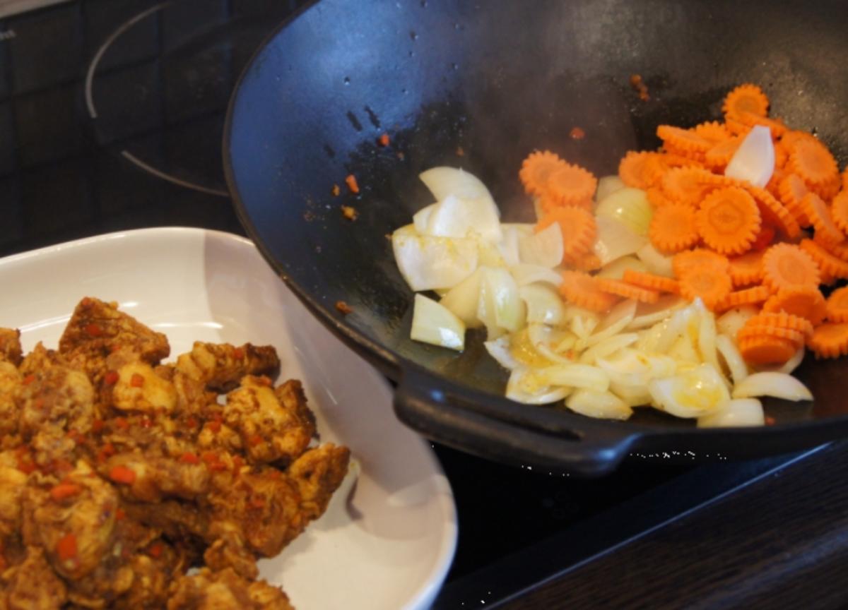 Hähnchenbrustfilet-Gemüse-Curry mit Basmatireis - Rezept - Bild Nr. 2901