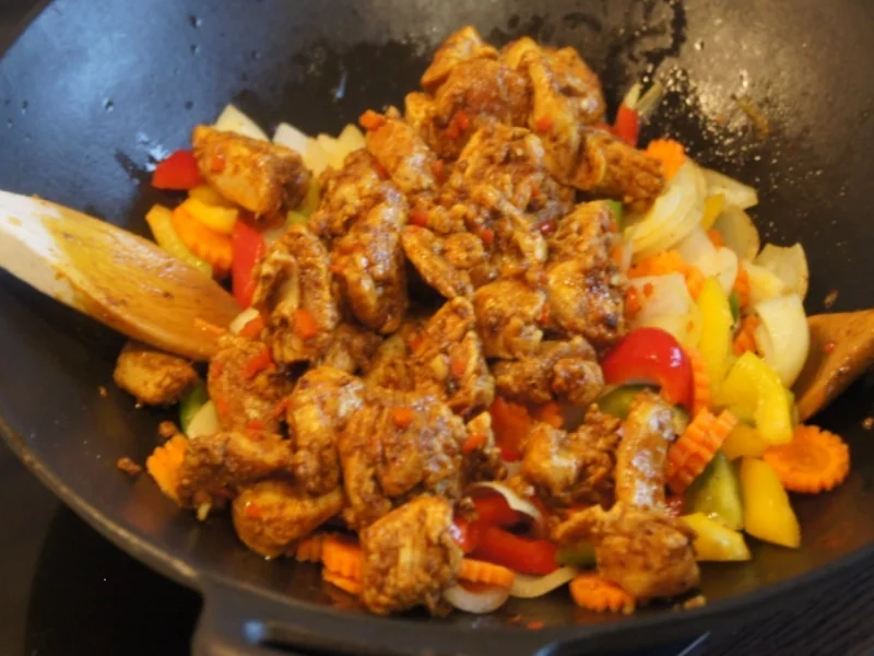 Hähnchenbrustfilet-Gemüse-Curry mit Basmatireis - Rezept - Bild Nr. 2903