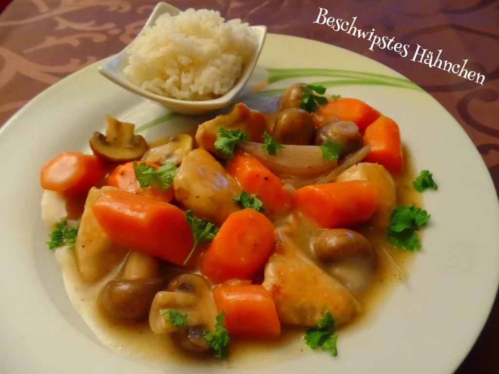 Beschwipstes Hähnchen - Rezept - Bild Nr. 2898