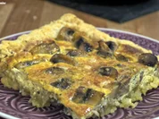 Champignons-Quiche mit Käseboden - Rezept - Bild Nr. 2913