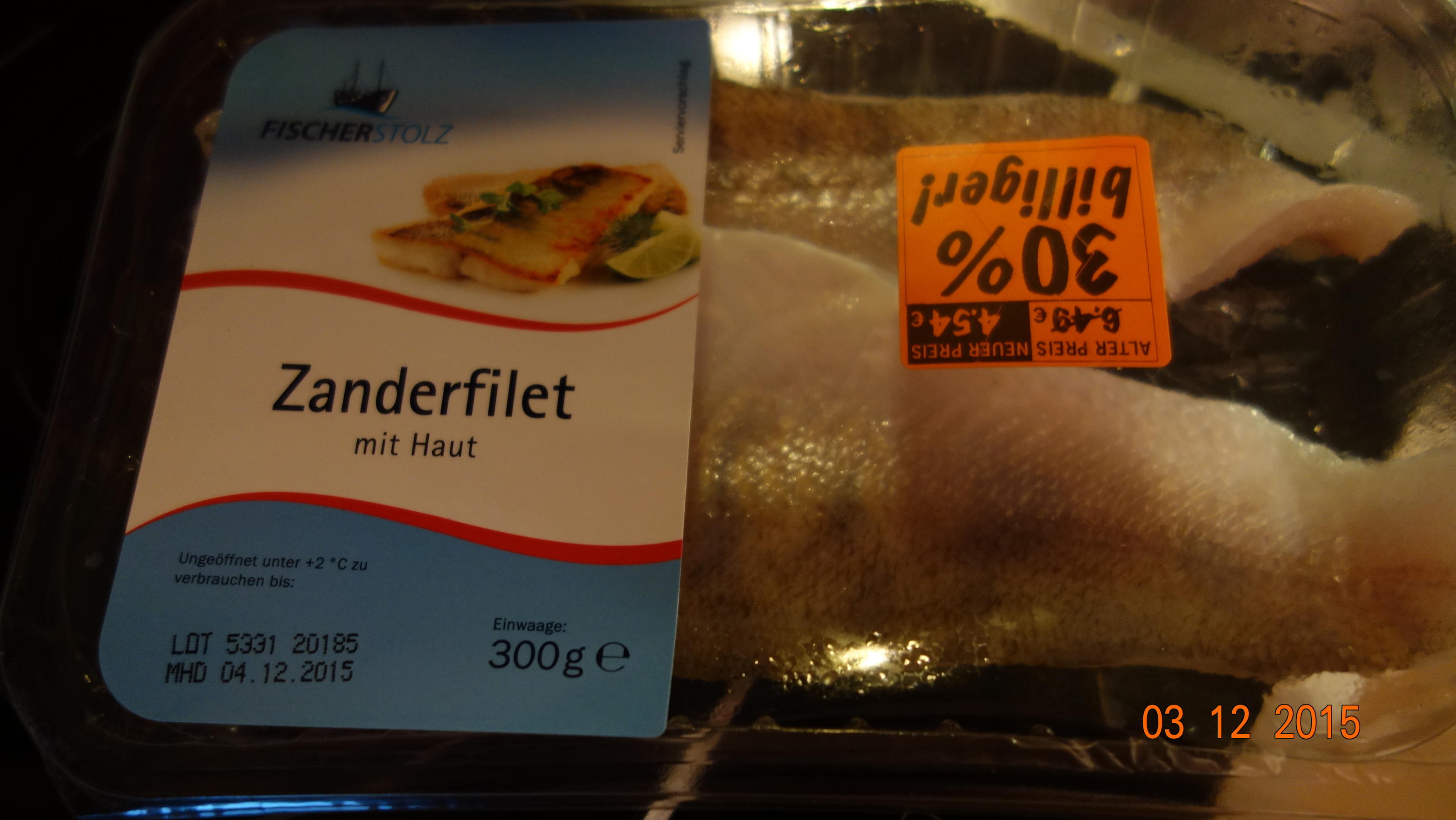 Bilder für Zanderfilet mit Haut Rezept