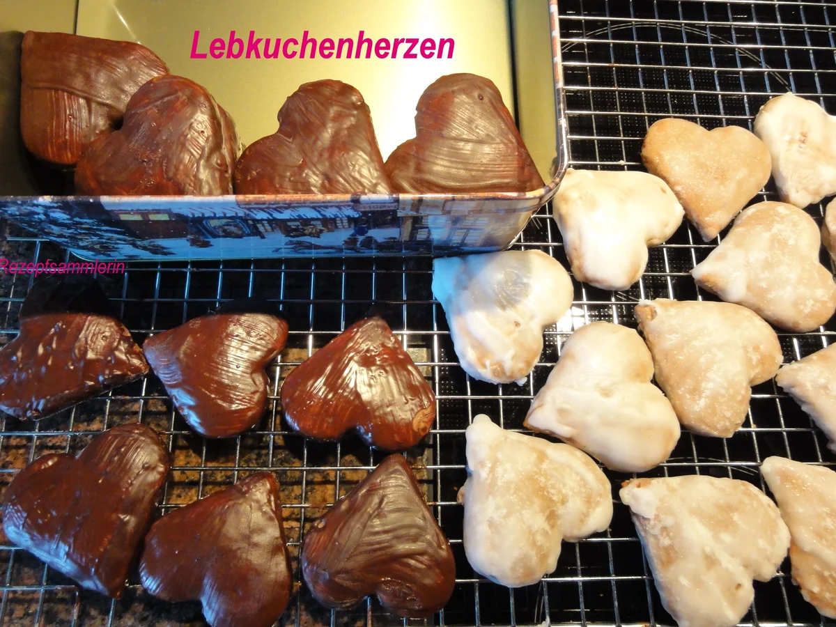 Kekse:   LEBKUCHEN ~ HERZEN - Rezept - Bild Nr. 2913