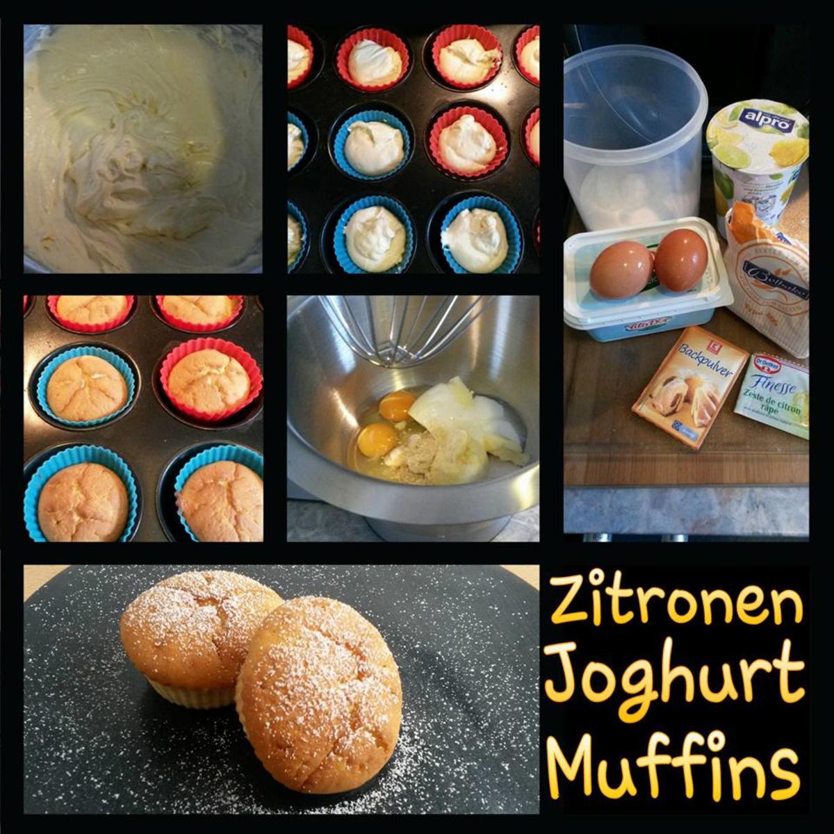 Zitronen Joghurt Muffins - Rezept mit Bild - kochbar.de