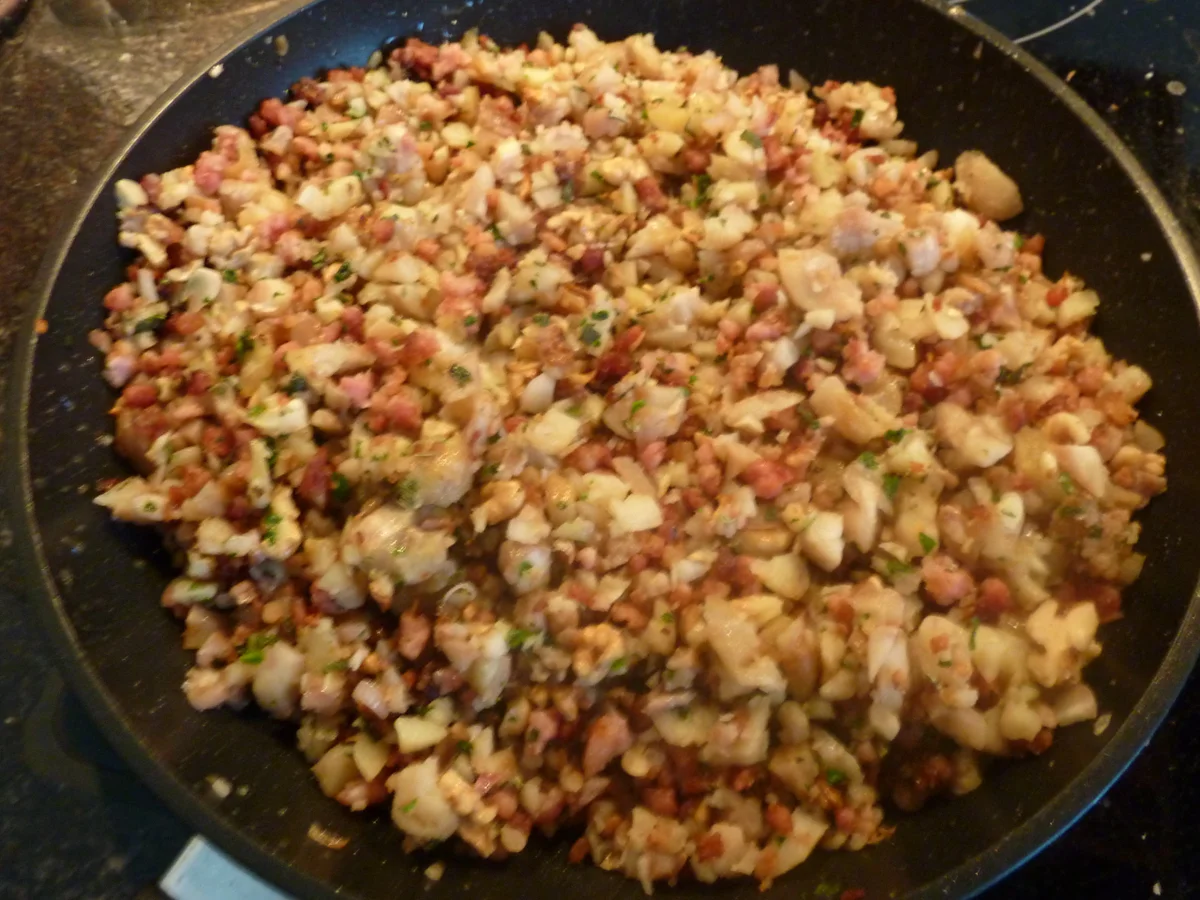 Rezept: Gefüllte Rehkeule mit Maroni-Nusskruste. Bild Nr. 2951 Gefüllte Rehkeule mit Maroni-Nusskruste. - Rezept - Bild Nr. 2951