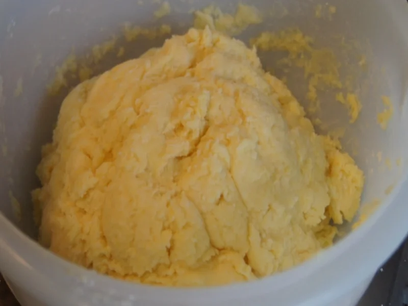 Entenschenkel mit halbseidenen Kartoffelknödeln und Rotkohl mit Wild-Preiselbeeren - Rezept - Bild Nr. 2972