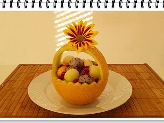 Exotisches  Obstkörbchen - zu jeder Jahreszeit - Rezept - Bild Nr. 2959