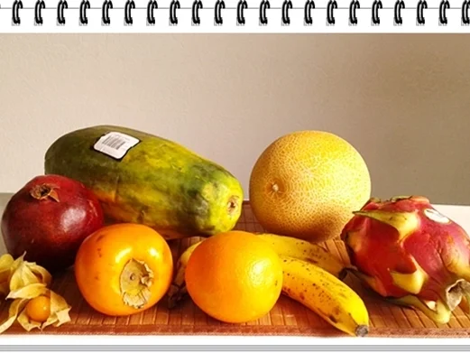 Exotisches  Obstkörbchen - zu jeder Jahreszeit - Rezept - Bild Nr. 2961