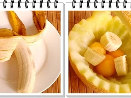 Exotisches  Obstkörbchen - zu jeder Jahreszeit - Rezept - Bild Nr. 2972