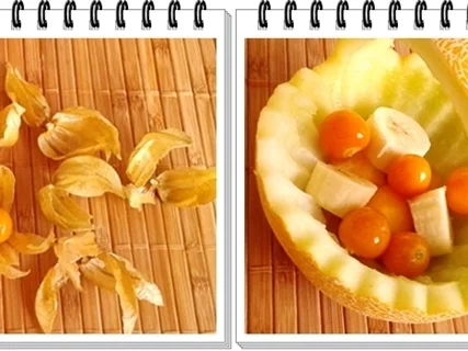 Exotisches  Obstkörbchen - zu jeder Jahreszeit - Rezept - Bild Nr. 2973