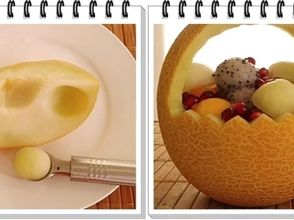 Exotisches  Obstkörbchen - zu jeder Jahreszeit - Rezept - Bild Nr. 2978