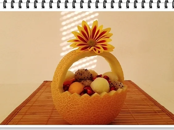 Exotisches  Obstkörbchen - zu jeder Jahreszeit - Rezept - Bild Nr. 2980