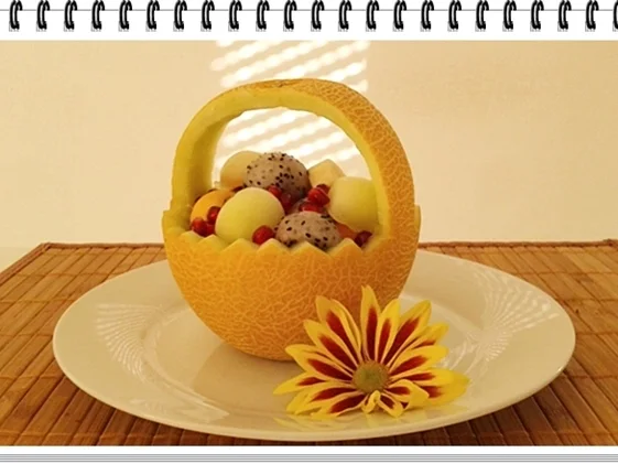Exotisches  Obstkörbchen - zu jeder Jahreszeit - Rezept - Bild Nr. 2981