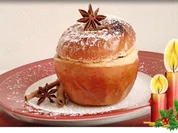 Gebackener  Apfel- gefüllt  mit Cranberry, Pflaumen und  Sultaninen - Rezept - Bild Nr. 2976