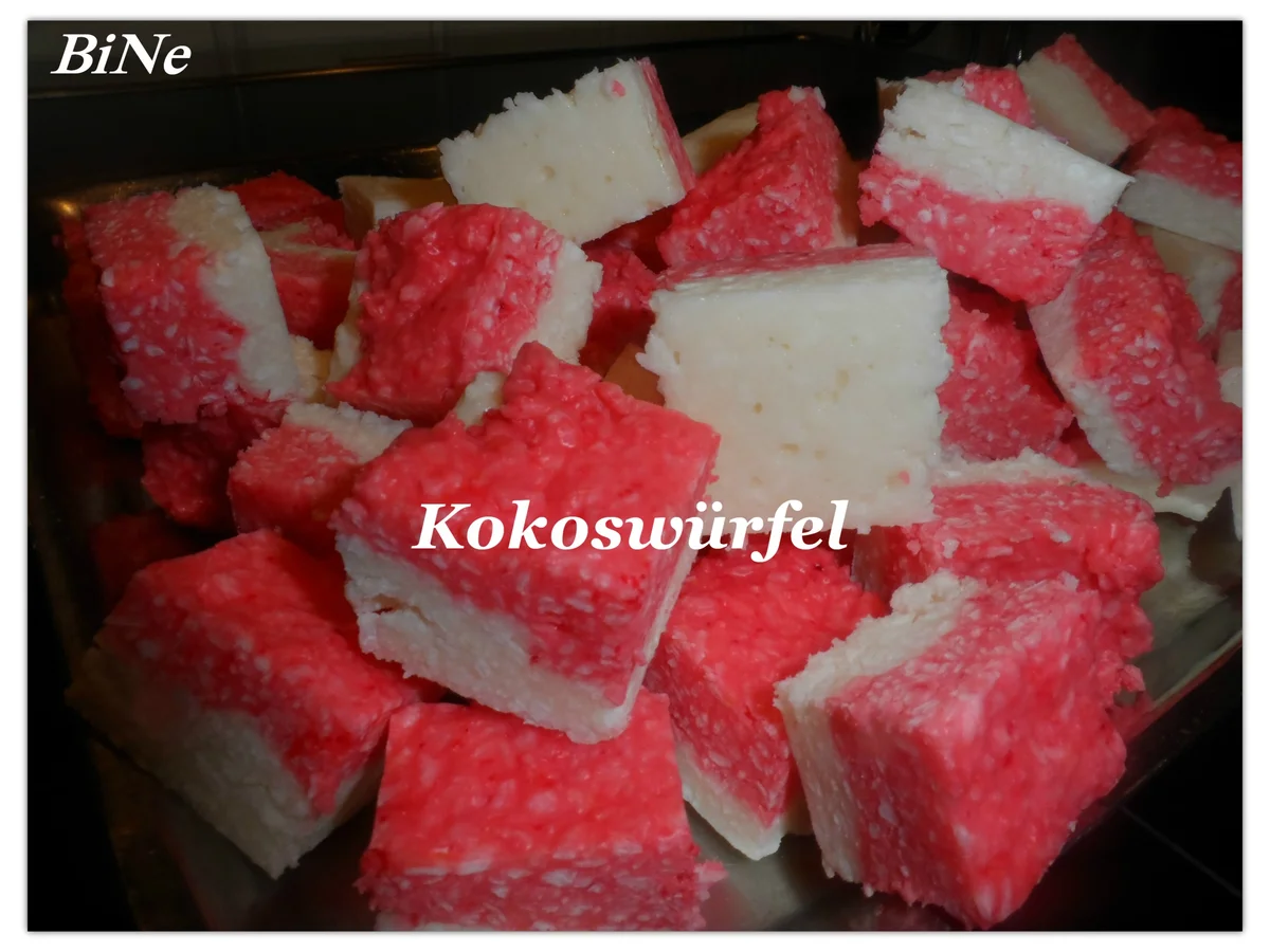 BiNe` S KOKOSWÜRFEL - Rezept - Bild Nr. 2991