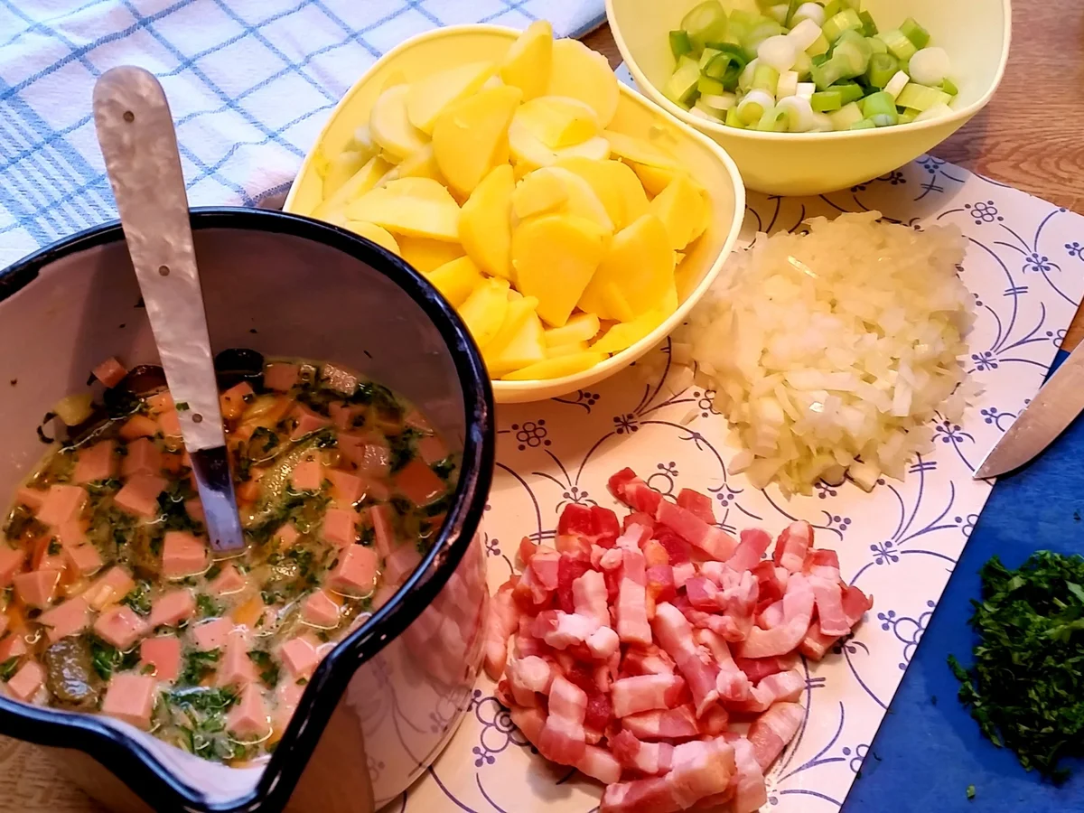 Kartoffeln, Eier, Speck  ... - Rezept - Bild Nr. 3011