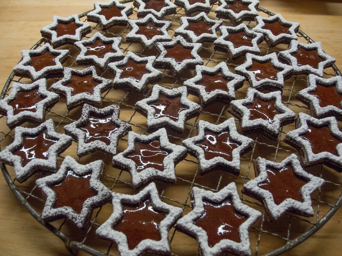 Rezept: Plätzchen: Schoko-Quitten-Sterne Bild Nr. 3066 Plätzchen: Schoko-Quitten-Sterne - Rezept - Bild Nr. 3066