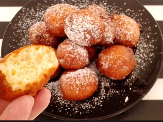 Quarkbällchen  mit  Rum  verfeinert, nach Art des Hauses - Rezept - Bild Nr. 3104