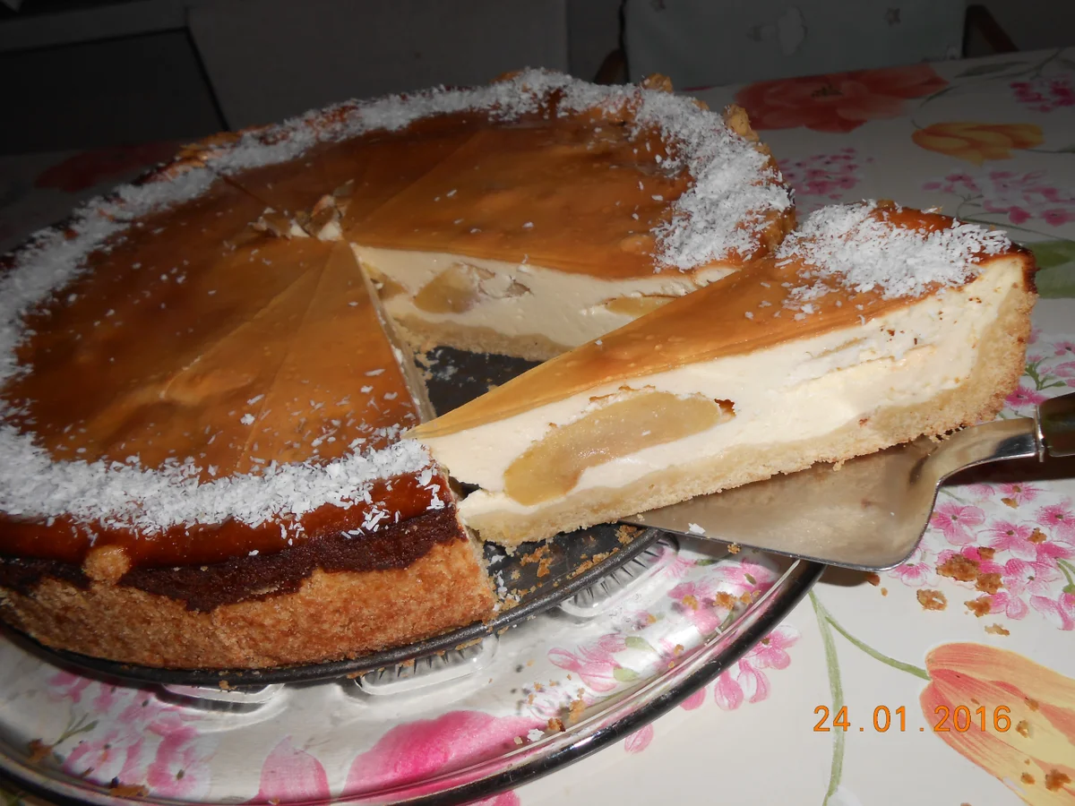 Rezept: Apfelkuchen mit Glühweinguss Bild Nr. 3875 Apfelkuchen mit Glühweinguss - Rezept - Bild Nr. 3875