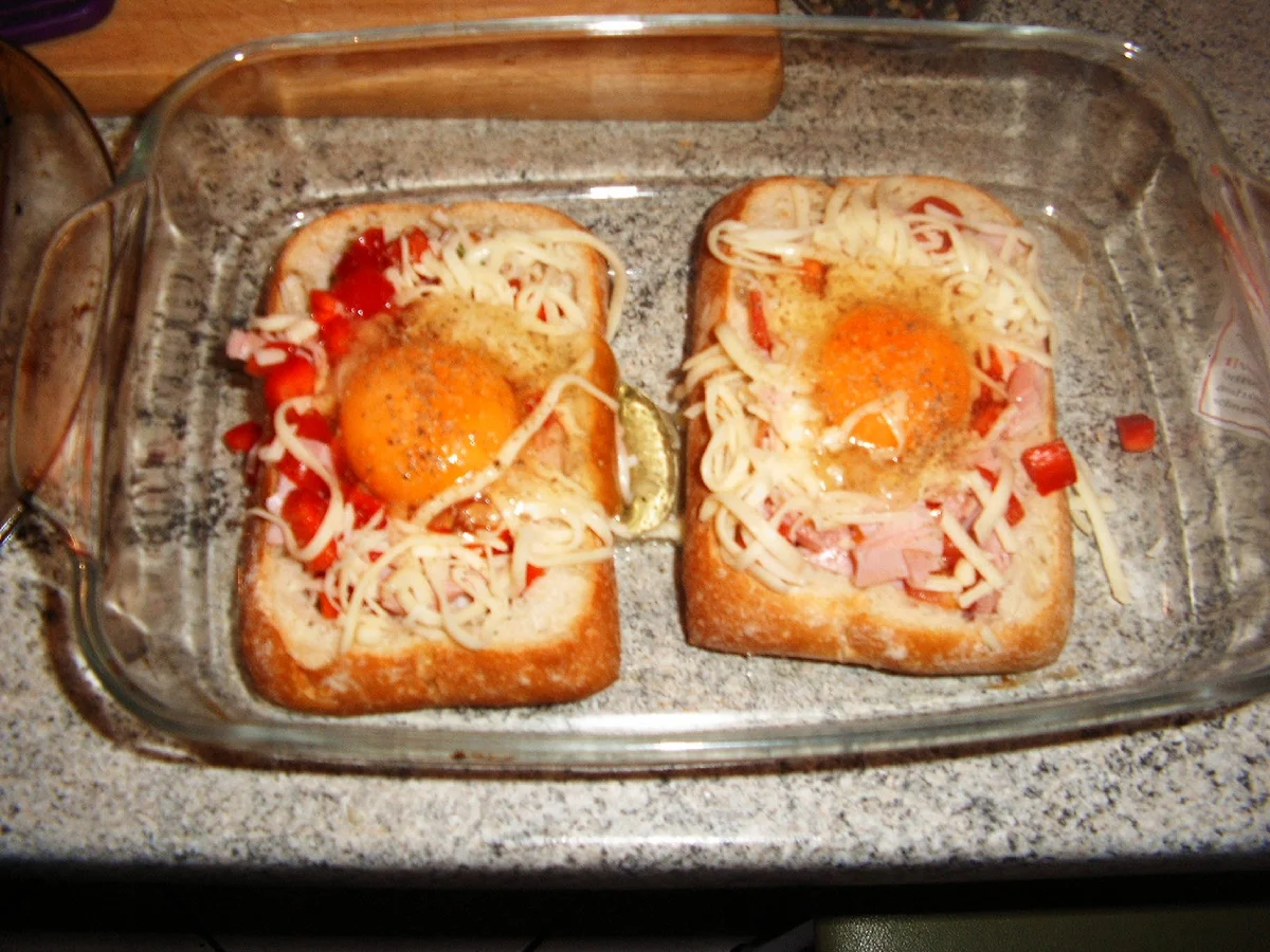 Rezept: Spiegelei im Brötchen Bild Nr. 3149 Spiegelei im Brötchen - Rezept - Bild Nr. 3149