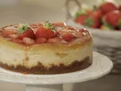 Käsekuchen mit Erdbeeren und weißer Schokolade - Rezept - Bild Nr. 3199