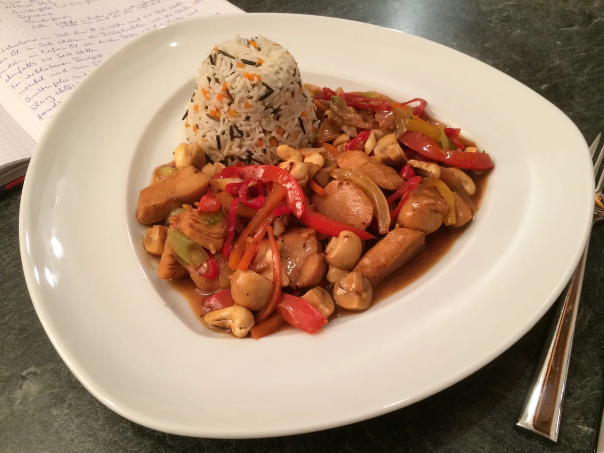 Hähnchenbrust Gong Bao Style - Rezept - Bild Nr. 3207