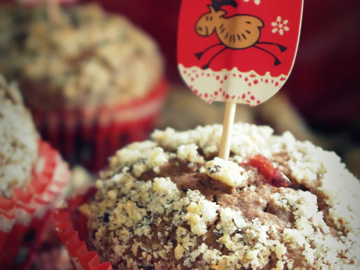 Rezept: Weihnachtliche Lebkuchen-Preiselbeer-Muffins mit dem Thermomix Bild Nr. 3231 Weihnachtliche Lebkuchen-Preiselbeer-Muffins mit dem Thermomix - Rezept - Bild Nr. 3231