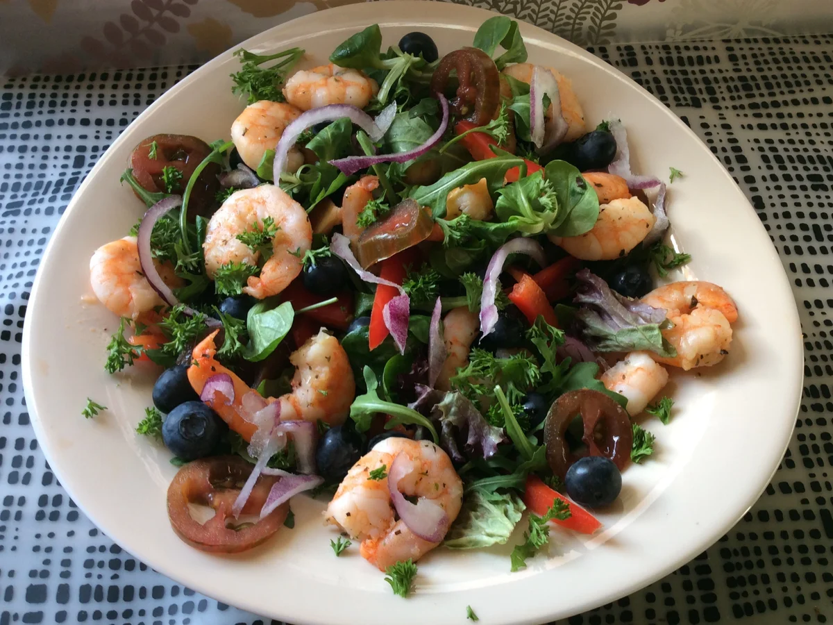 Fruchtiger Garnelensalat - Rezept - Bild Nr. 3233