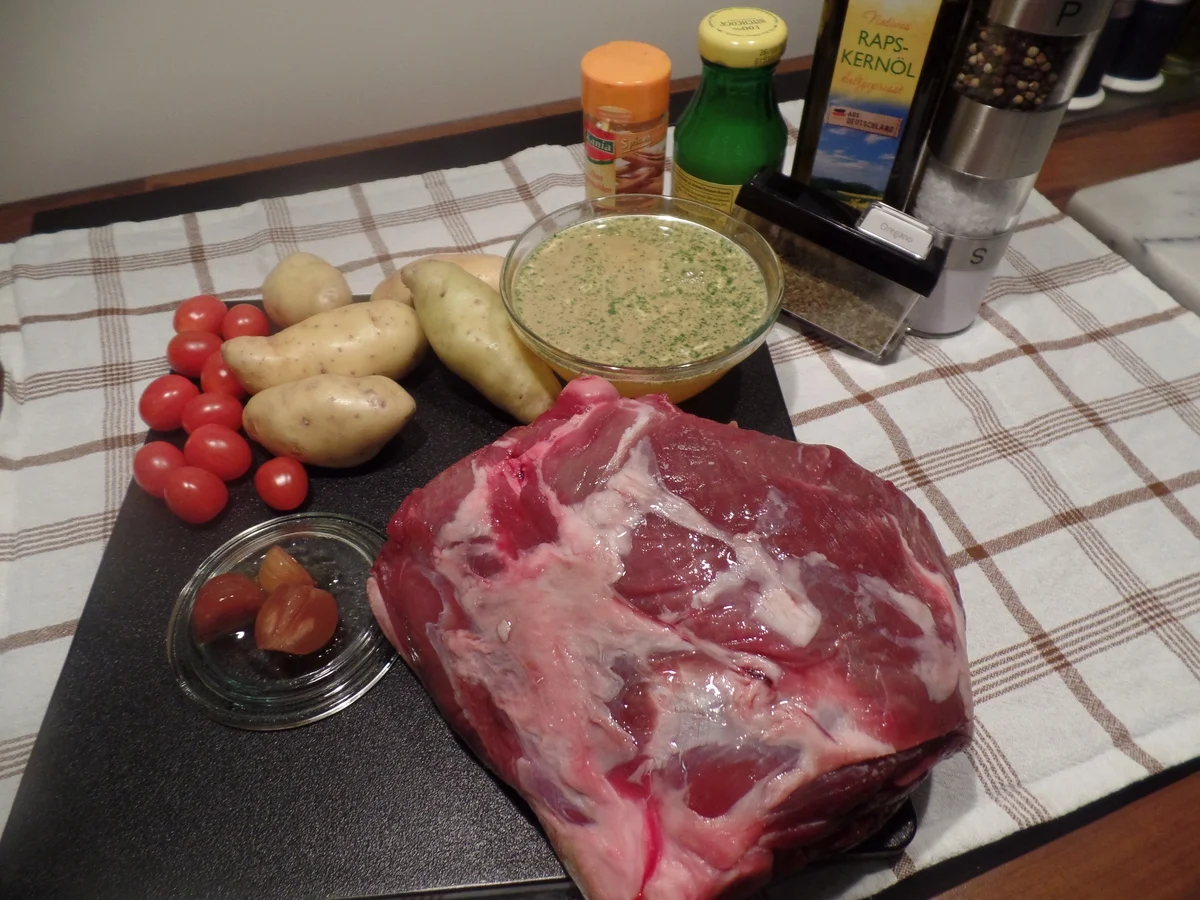 Rezept: Geschmorte Lammkeule Bild Nr. 3244 Geschmorte Lammkeule - Rezept - Bild Nr. 3244