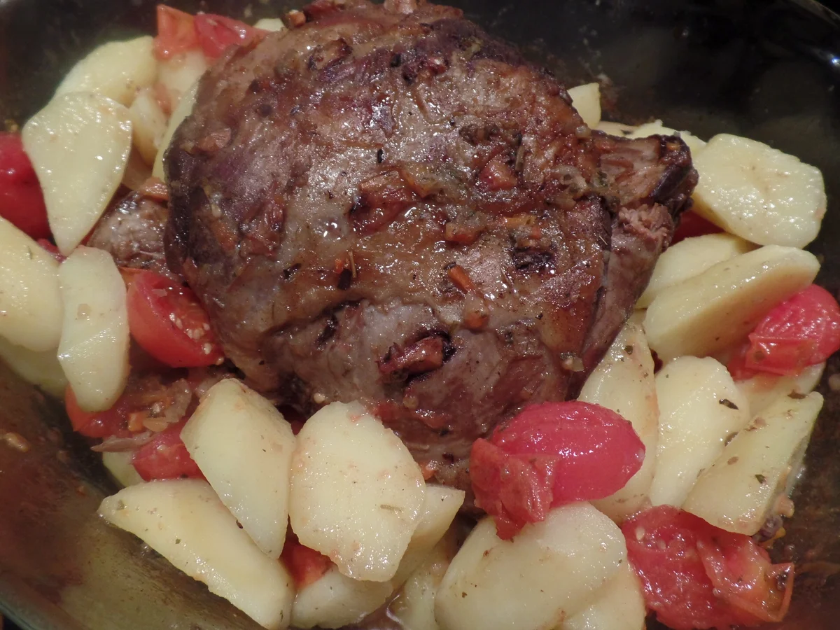 Rezept: Geschmorte Lammkeule Bild Nr. 3249 Geschmorte Lammkeule - Rezept - Bild Nr. 3249