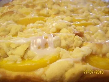 Kikis Pfirsichschnitten vom Blech - Rezept