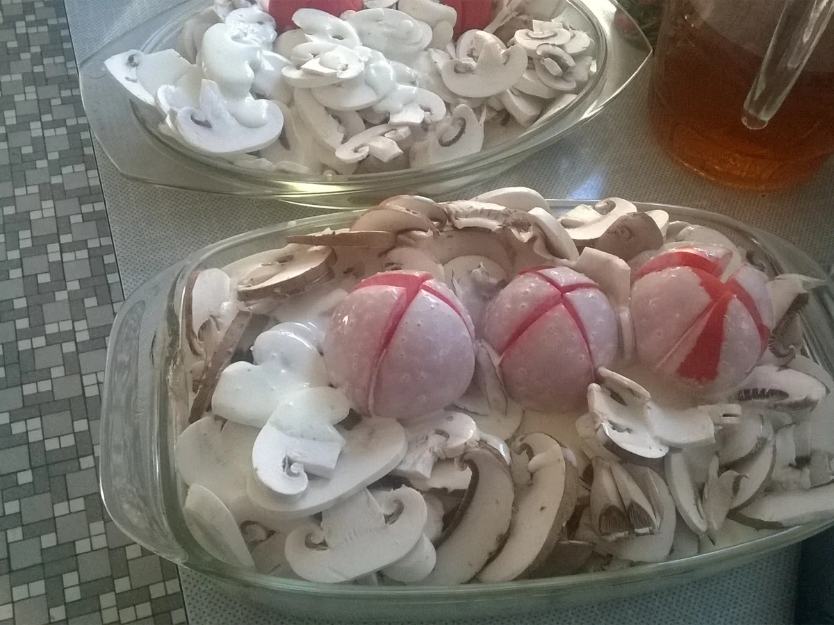 Rezept: Schweinemetalongs in Rahmsoße Bild Nr. 3257 Schweinemetalongs in Rahmsoße - Rezept - Bild Nr. 3257