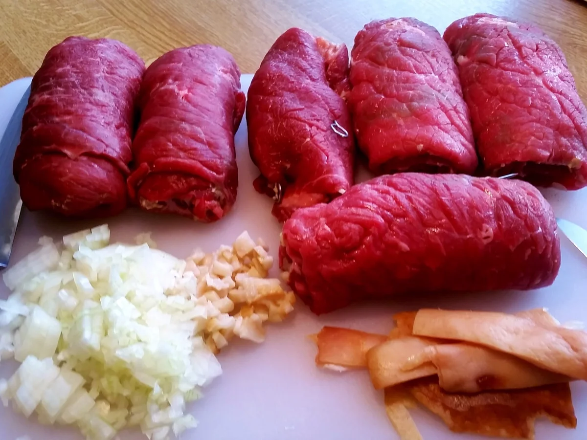 Rindsrouladen zum Weihnachtsfest - Rezept - Bild Nr. 3278