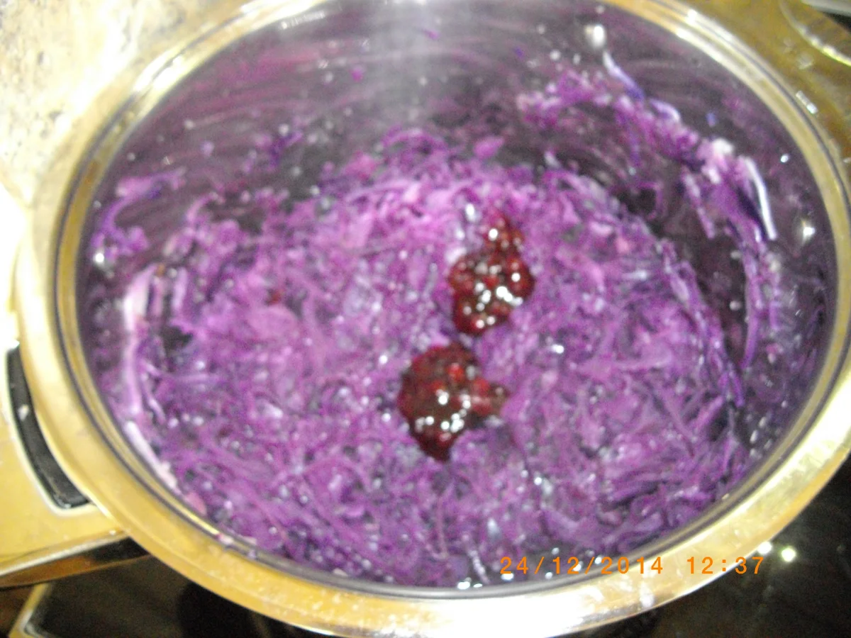 Rezept: Knusprige Ente mit Rotweinsoße und Apfelblaukraut Bild Nr. 3281 Knusprige Ente mit Rotweinsoße und Apfelblaukraut - Rezept - Bild Nr. 3281