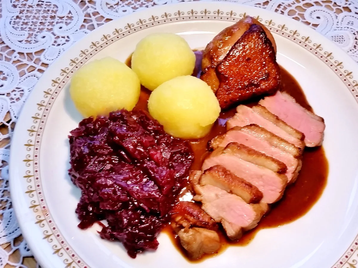 Rosa Entenbrust mit pikanter Cointreau-Soße - Rezept - Bild Nr. 3307