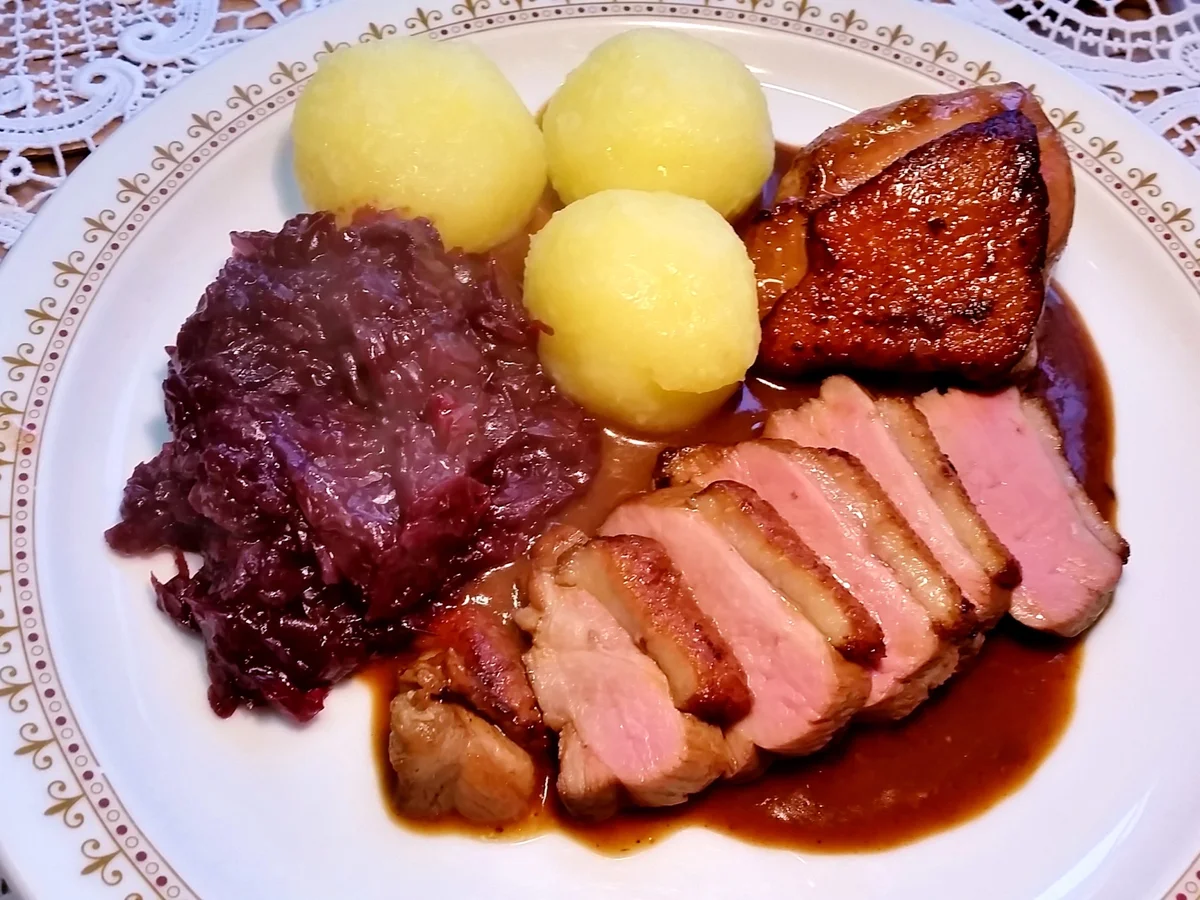 Rosa Entenbrust mit pikanter Cointreau-Soße - Rezept - Bild Nr. 3311