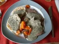 gekochtes Rindfleisch mit Dillsosse - Rezept
