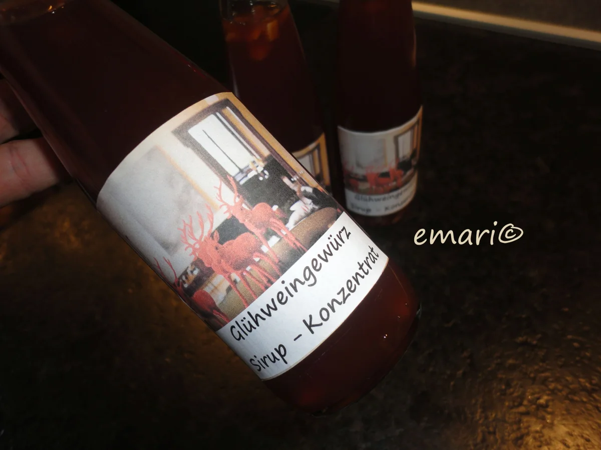 Rezept: Gewürzsirup - Konzentrat Bild Nr. 3376 Gewürzsirup - Konzentrat - Rezept - Bild Nr. 3376