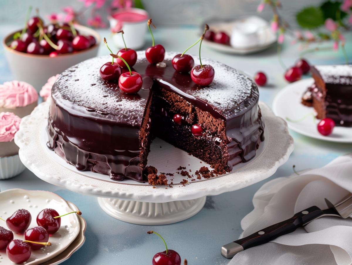 Kuchen~Torte~Kirsch-Sachertorte - Rezept - Bild Nr. 2